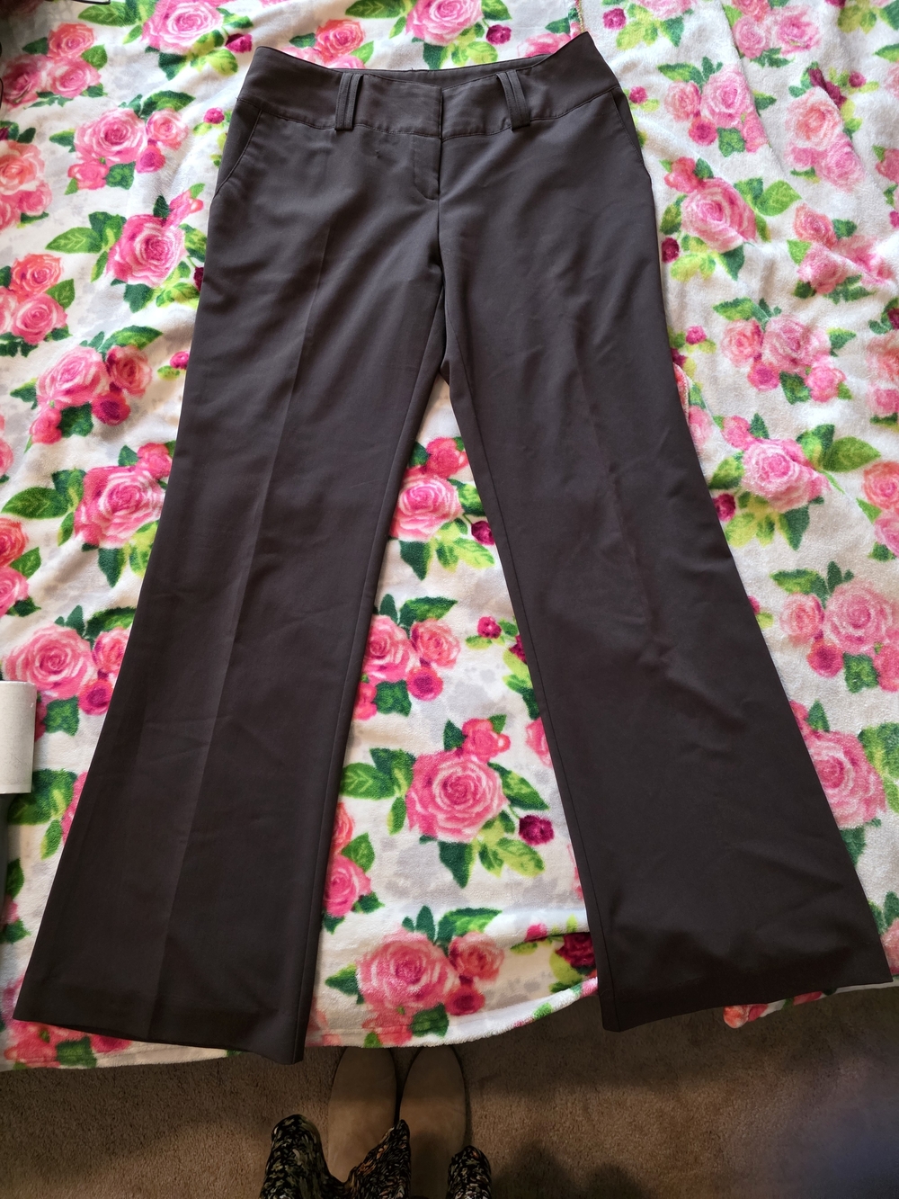 Tracy Evans Limited Brown Bootcut Dress Pants – Size 9 – Y2K Office Siren